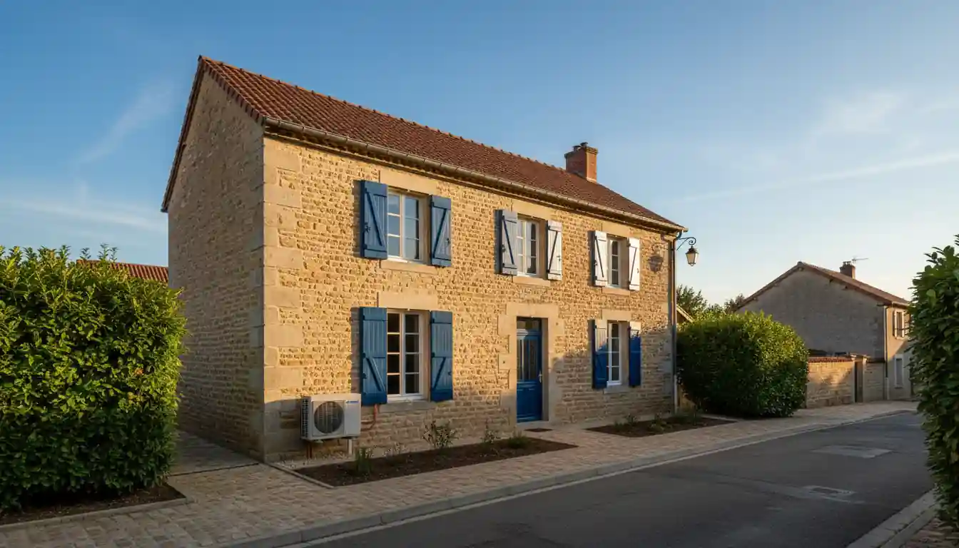 Installation pompe à chaleur à Baneuil