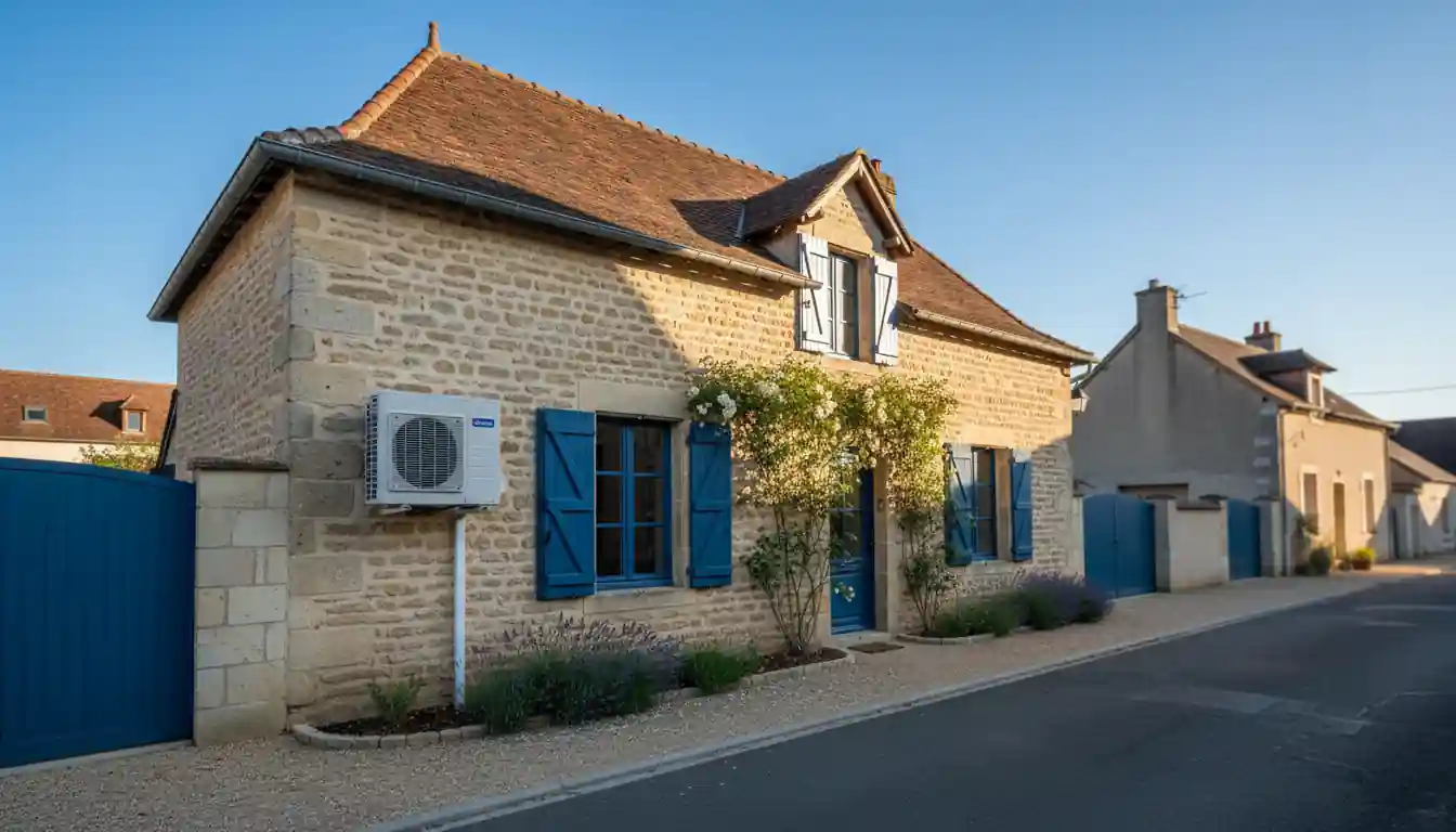 Installation pompe à chaleur à Hautefort